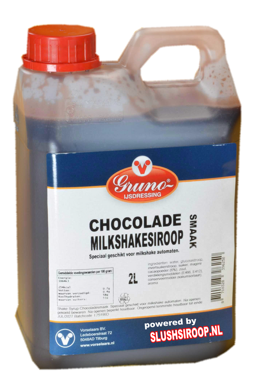 MilaNNE milkshake siroop chocolade slushsiroop.nl