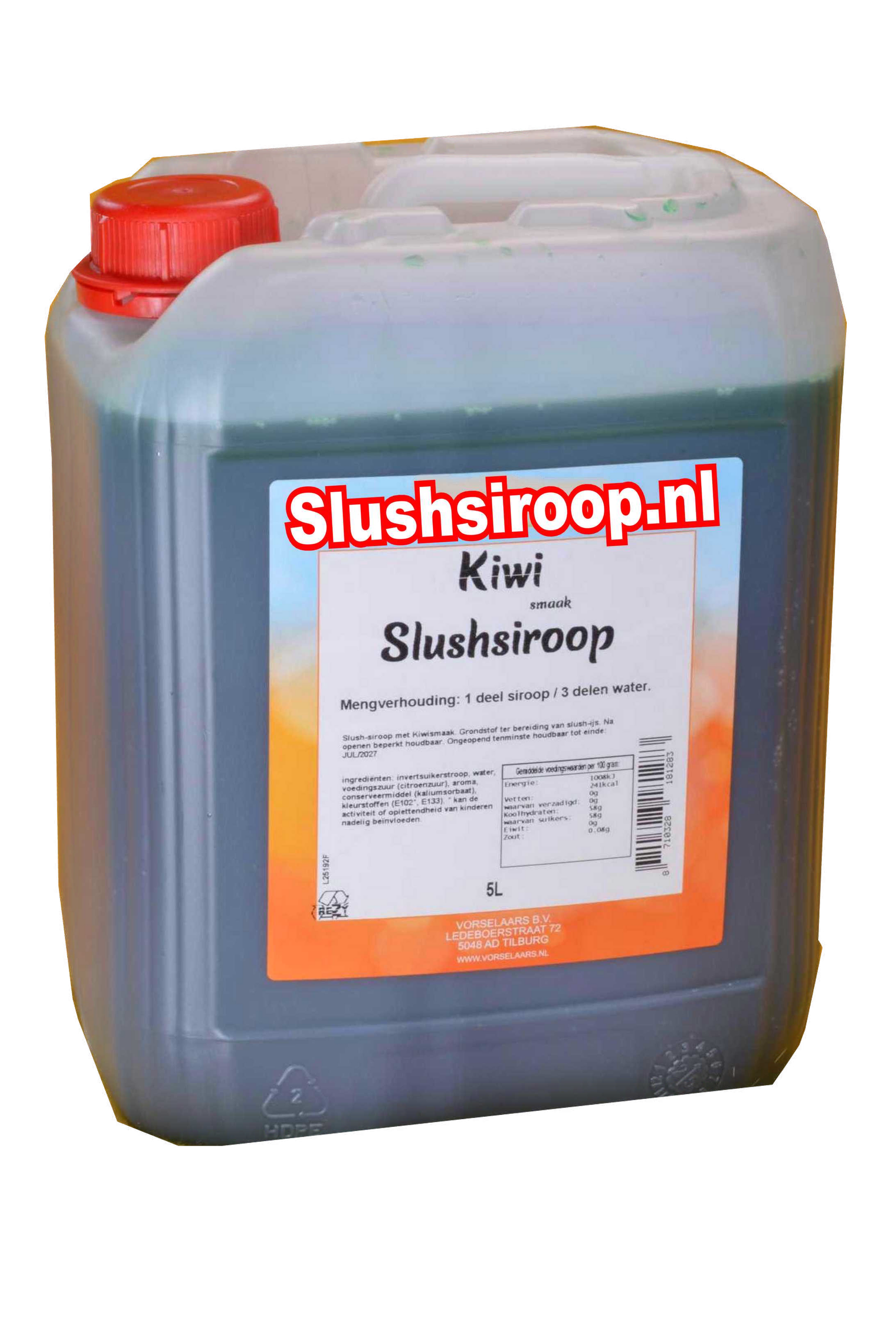 Tankje kiwi slush siroop - slushsiroop.nl